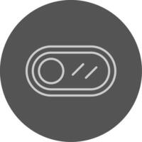 Toggle Button Icon Design vector