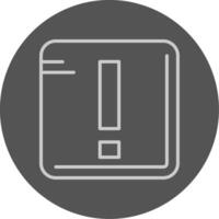 Exclamation mark Icon Design vector