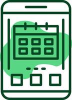 Calendar Icon Design Symbol vector