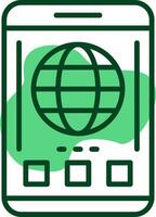 Globe Icon Design Symbol vector