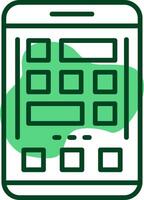Grid Icon Design Symbol vector