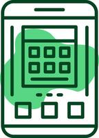 Calculator Icon Design Symbol vector