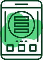 Hamburger menu Icon Design Symbol vector