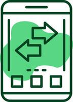 Refresh Icon Design Symbol vector
