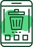 Trash Icon Design Symbol vector