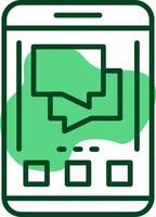 Chat Icon Design Symbol vector