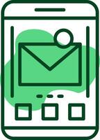 Mail Icon Design Symbol vector