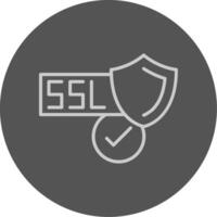 SSL Certificate Icon Design vector