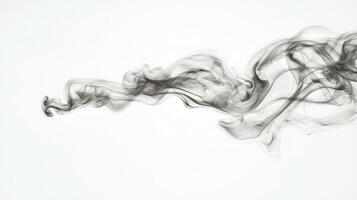 Delicate gray smoke tendrils twist and dance, ascending into the air with a mesmerizing fluidity. Their rich hues blend seamlessly, creating a captivating display of movement. photo