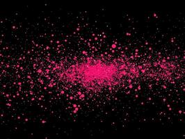 Scattered across a dark canvas, luminous pink dots shimmer with varying intensities, evoking a sense of cosmic wonder and a starry, ethereal atmosphere that captivates the imagination. photo