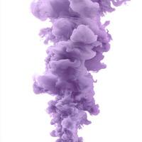 Delicate tendrils of purple smoke ascend gracefully, blending dark and light tones, each swirl revealing intricate details that captivate the viewer's eye. photo