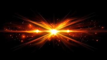 explosion of radiant orange particles disperses energetically in all directions, forming a dynamic burst that evokes a sense of cosmic wonder and fiery energy. photo