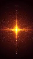 orange particle burst radiates outward with fiery intensity, scattering glowing particles in a captivating cosmic explosion that captures the imagination. photo