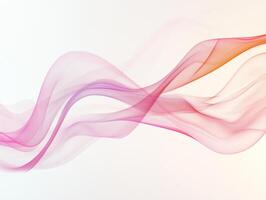 Delicate tendrils of pink smoke rise and dance in the air, blending vibrant shades with softer tones, creating a mesmerizing and calming atmosphere. photo
