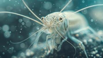 A close up image of a squid with its eyes open and mantle visible, photo