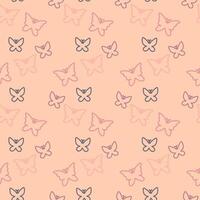 seamless pattern with butterfly vector