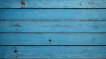 blue wooden board with texture as background photo