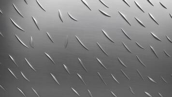 brushed iron plate with texture as background photo