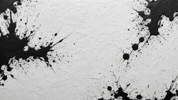 white wall texture with stains as a background. photo