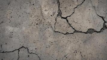 top view of old cracked asphalt texture as background photo