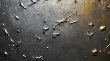 old damaged wall with texture as background. photo