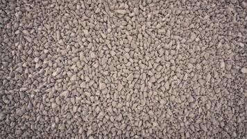 top view of pebbles with texture as background photo