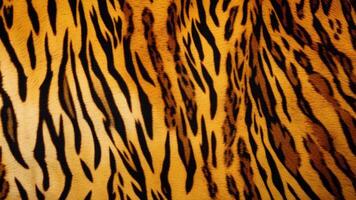 tiger skin pattern with texture as background. photo