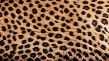 leopard skin pattern with texture as background. photo