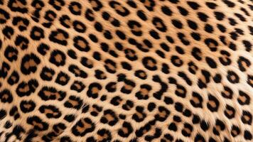 leopard skin pattern with texture as background. photo
