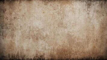 old white wall with brown stains as background photo