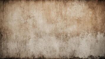 old white wall with brown stains as background photo