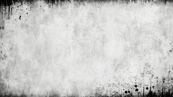 white wall texture with black stains as background photo