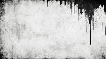 white wall texture with black stains as background photo