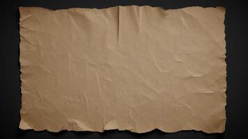 pieces of torn vintage paper with uneven edges. photo