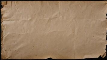 pieces of torn vintage paper with uneven edges. photo