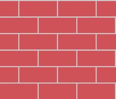 A simple wall built with red bricks illustration, red bricks pattern, building block, red brick and cement wall, suitable for architecture and interior posts, good for social media and print materials vector