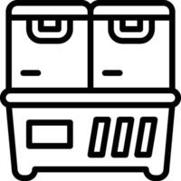 Secure Storage Icon. Storage Unit Icon vector