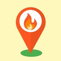 location map pointer vector