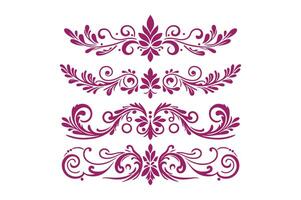Intricate Ornament Element Illustration vector