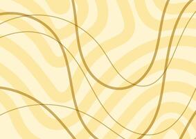 Yellow line curve abstract graphic background vector