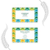 Print Creative business card and name card template . vector