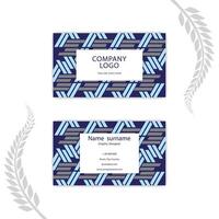Abstract Business Card, Visiting Card or Name Card. vector