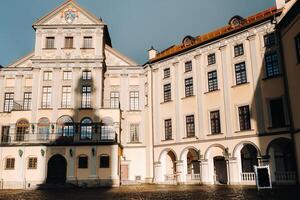 Medieval castle in Nesvizh, Minsk region, Belarus.Nesvizh castle photo