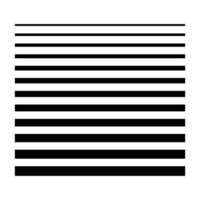 Horizontal line pattern. From thin line to thick. Parallel stripe. Black streak on white background. Halftone gradient lines black horizontal stripes. illustration. vector