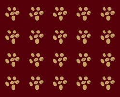 Enhance your designs with this seamless red background soybean pattern , ideal for backgrounds, packaging, textiles or branding materials etc. vector