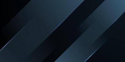 Abstract dark gray dynamic 3D background with straight shadow, overlap shape, and simple lights. Creative premium gradient. 3d cover of business design. vector