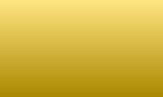 Modern gold yellow color gradient transition background. Flat and blank template overlay decoration vector