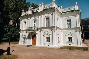 Kuskovo manor in Moscow, Russia. Kuskovo manor is a unique monument of the XVIII century, a Summer residence in Moscow photo