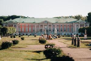Kuskovo manor in Moscow, Russia. Kuskovo manor is a unique monument of the XVIII century, a Summer residence in Moscow photo