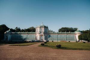 Kuskovo manor in Moscow, Russia. Kuskovo manor is a unique monument of the XVIII century, a Summer residence in Moscow photo
